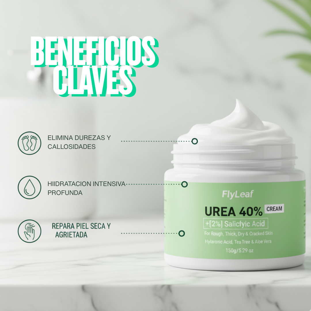 Adiós a la piel áspera: Descubre la suavidad con Urea 40% + Ácido Salicílico