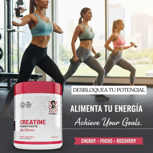 Creatina para Mujeres | Más Fuerza, Energía y Tonificación sin Hinchazón