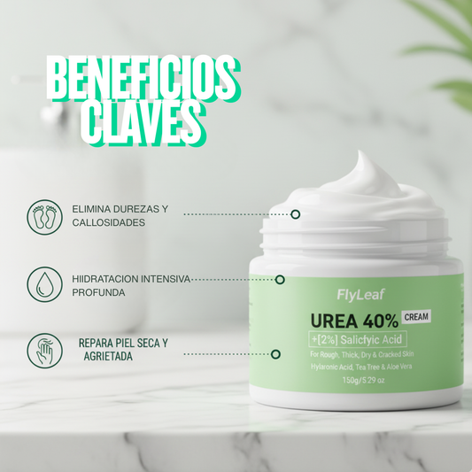 Adiós a la piel áspera: Descubre la suavidad con Urea 40% + Ácido Salicílico