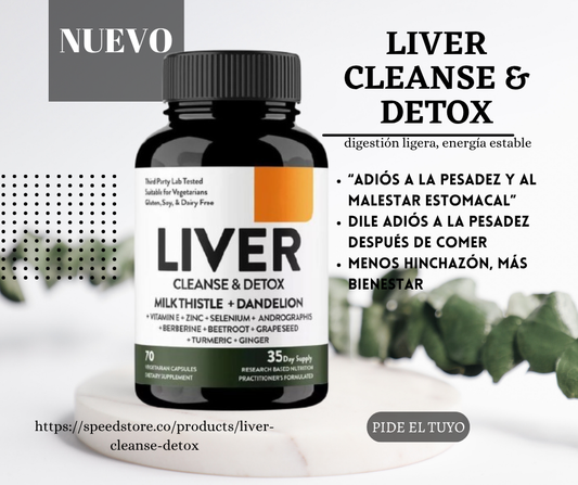 LIVER CLEANSE & DETOX digestión ligera, energía estable